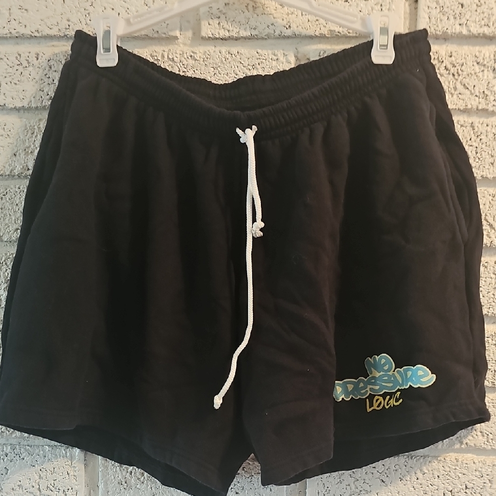 No Pressure Logic Men's Black Athletic Shorts